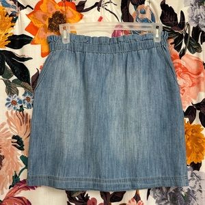 XS Universal Thread Target Denim Skirt
